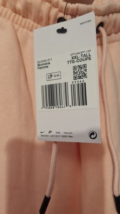 Spodnie dresowe nike r.xxl damskie nowe