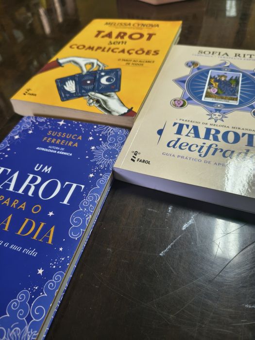 3 Livros Tarot Novos