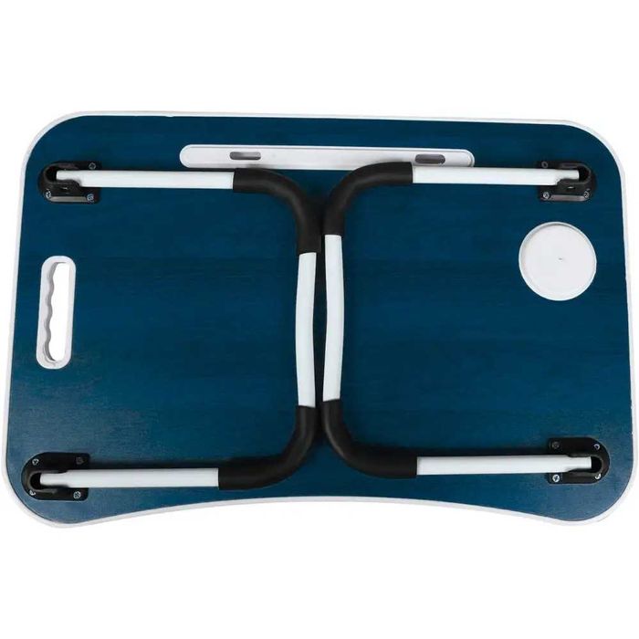 Складной деревянный столик для ноутбука Черный, складаний стіл у ліжко