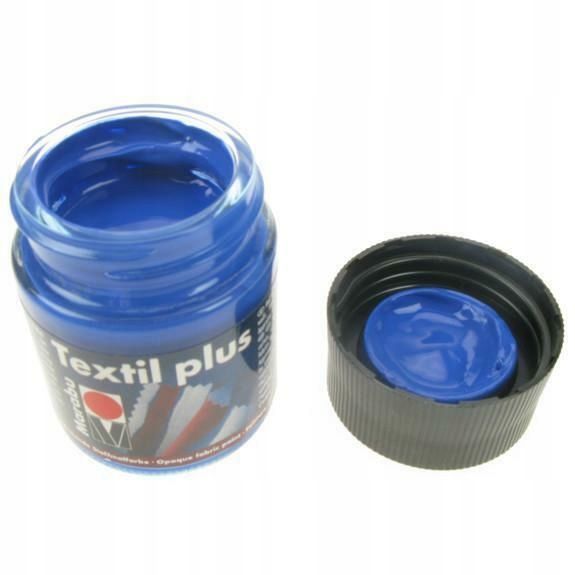 Farba Do Tkanin 50Ml Niebieska Koszulek 055Plus