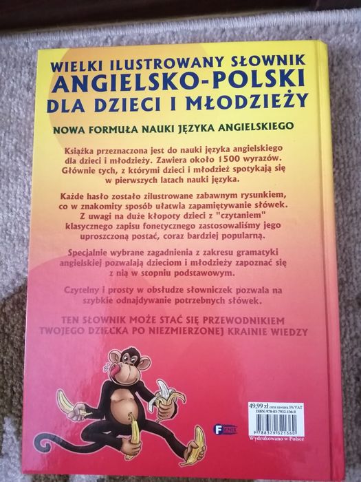 Ilustrowany słownik angielsko polski