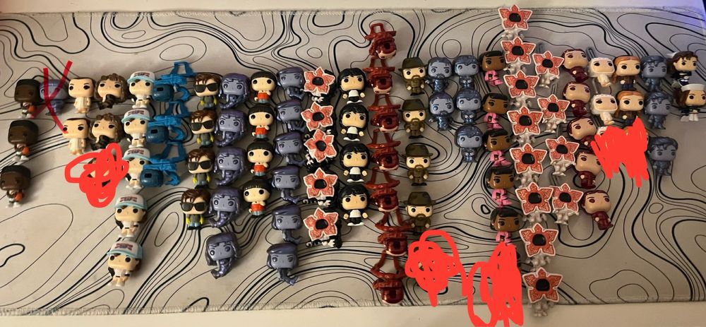 Figurki Kinder Joy Stranger Things