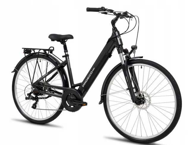 Rower Elektryczny ROMET PROECO EASY 28" 374WH grafitowy 17"  CZ-WA