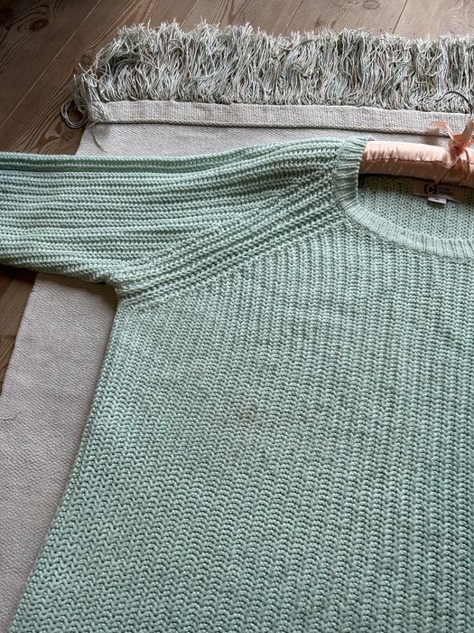 Turkusowy sweterek Cropp XL