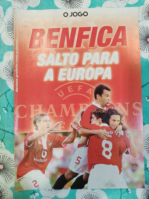 Programa do Benfica Anderlecht 2004/ 2005 liga dos campeões