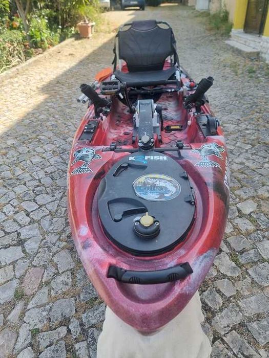 kayak de pesca a pedais