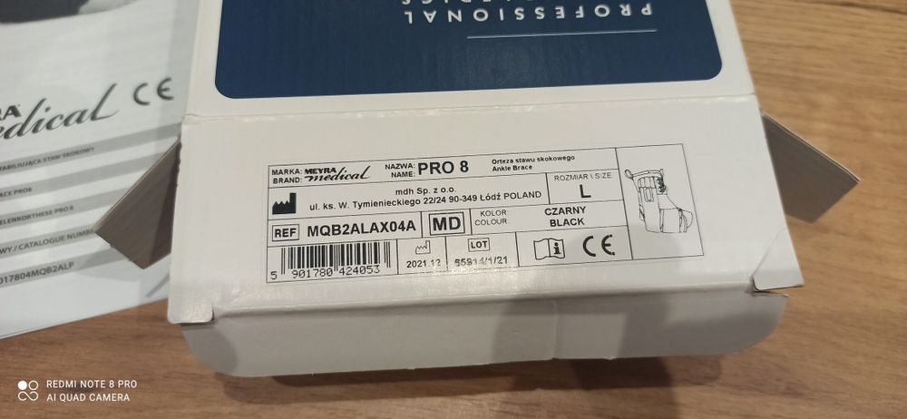 Orteza stawu skokowego