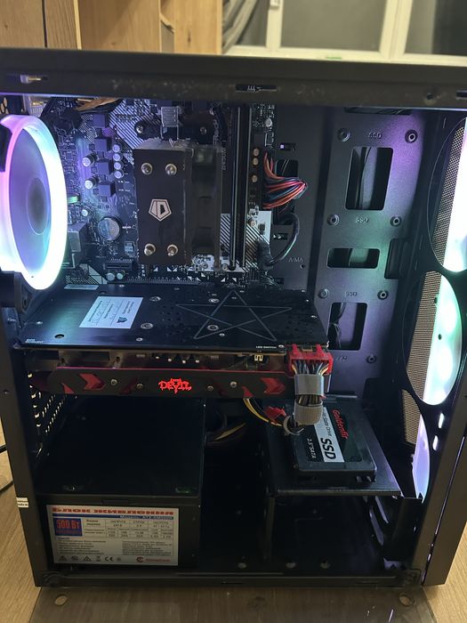 Игровой Пк + монитор + клавиатура + мышка + наушники