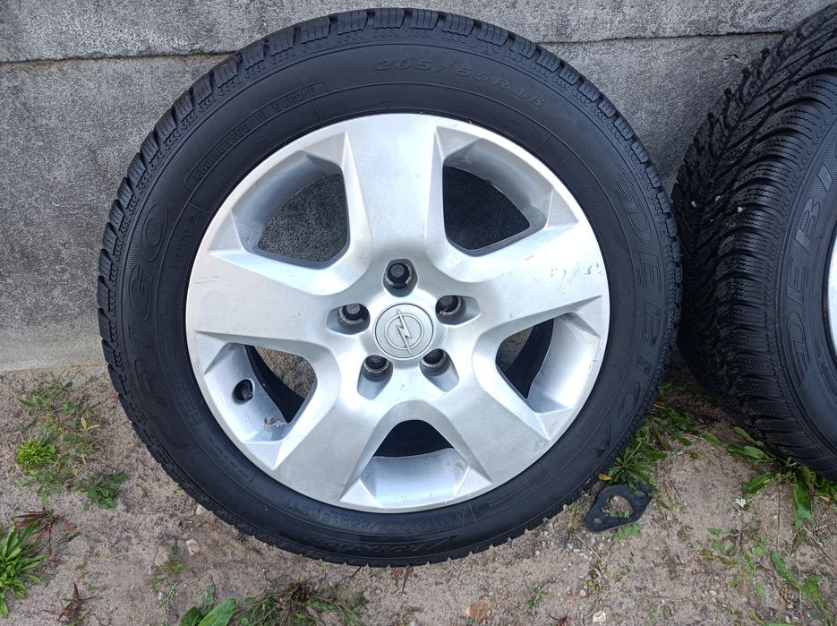 Koła opel 5x105 zimowe 205/55r16