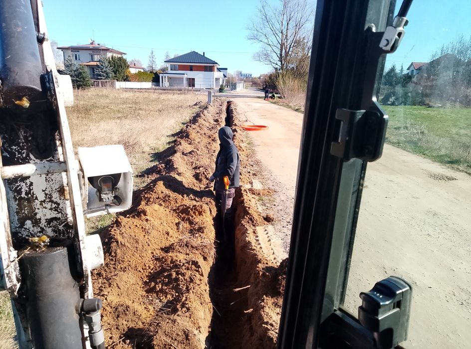 Mini koparka usługi