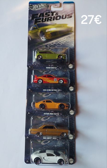 Set's Hot wheels silver series
