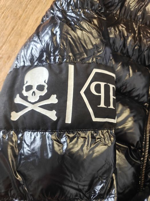 Kurtka Philipp Plein M ocieplana premium suwak męska dzień