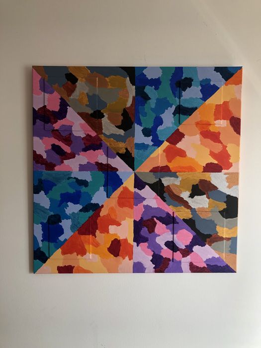 Tela de pintura acrilica