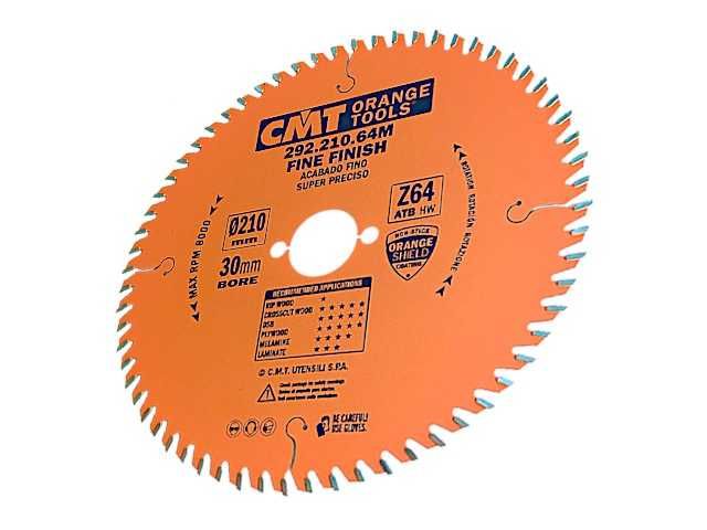 CMT 292.210.64M Tarcza do cięcia drewna Laminatu Piła Widia 210x30 Z64