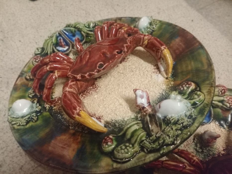 Dois pratos faiança portuguesa