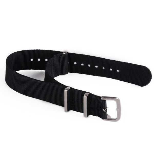 Nylonowy pasek NATO do zegarka 18 20mm 22mm oliwkowy czarny gramatowy