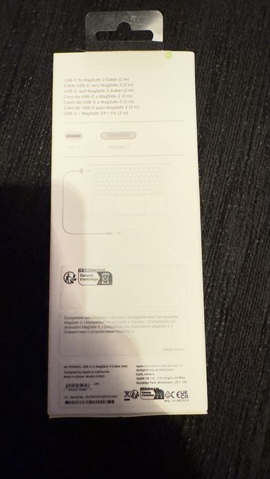 Cabo Apple USB-C para MagSafe 3 (2m) Original