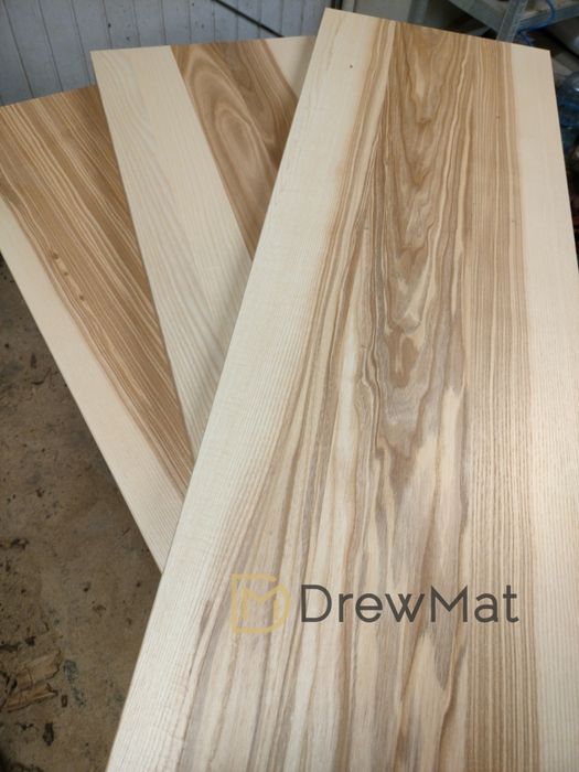 Stopnie drewniane jesionowe