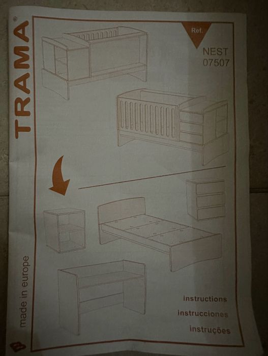 Quarto menina - Mobiliário Convertível bebé e criança - Trama Bebecar