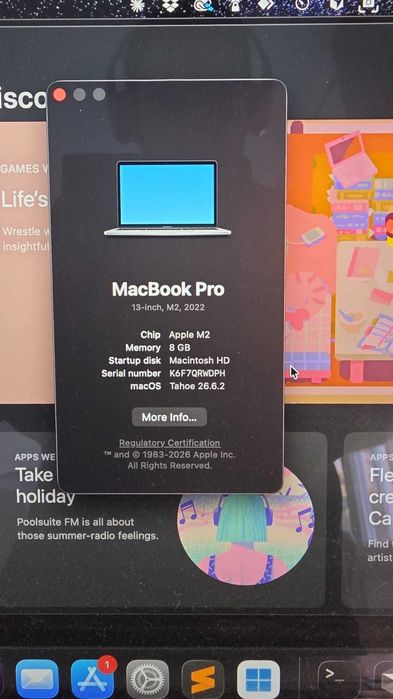 MacBook Pro 13” M2 2022 – Excelente Estado