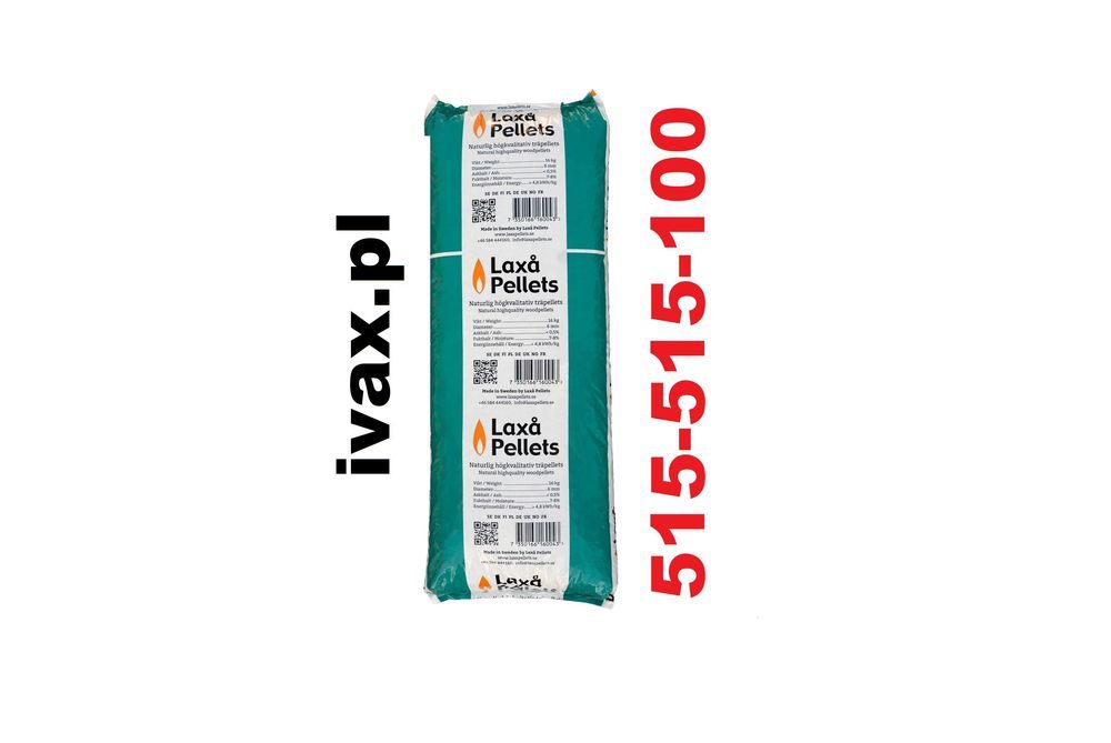 Pellet LAXA z trocin sosna świerk