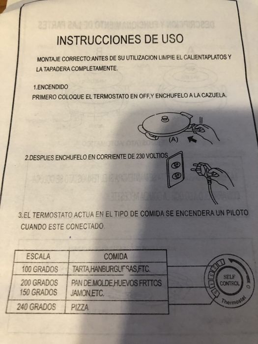 Maquina para Pizzas, Crepes ou Paelhas