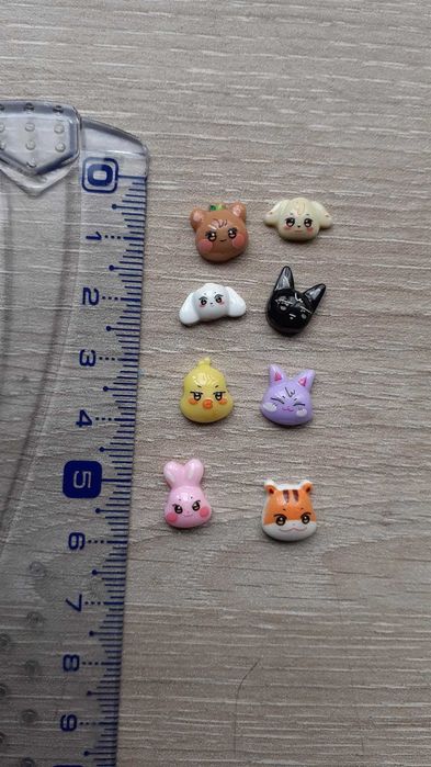 Aniteez resina ateez nail art decoração Hongjoong mingi kpop