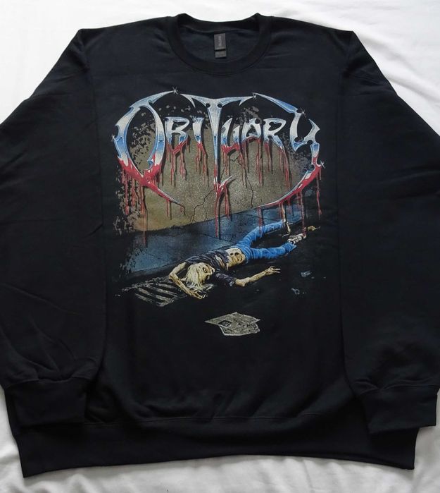 Bluza Obituary Slowly We Rot Import z U.S.A.Klasyka Death Metal Gildan