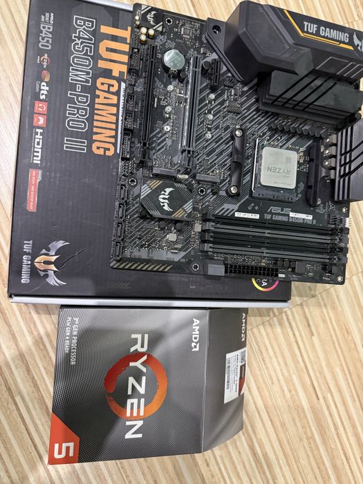 Asus tuf B450M-pro II+ ryzen 5 3600