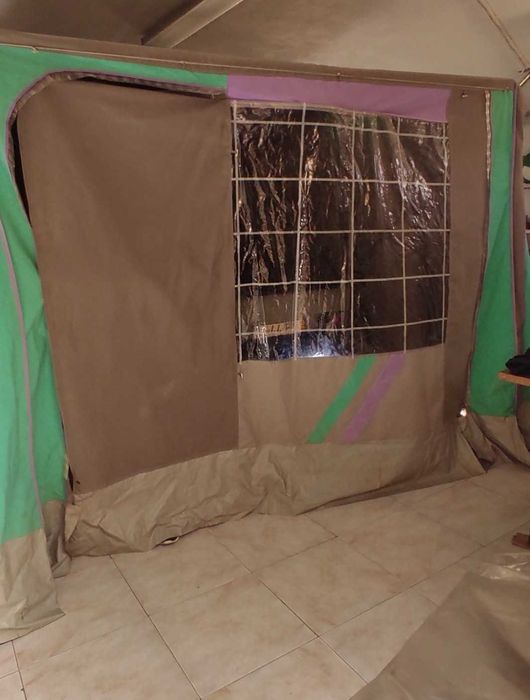 Revoque tenda amulgado