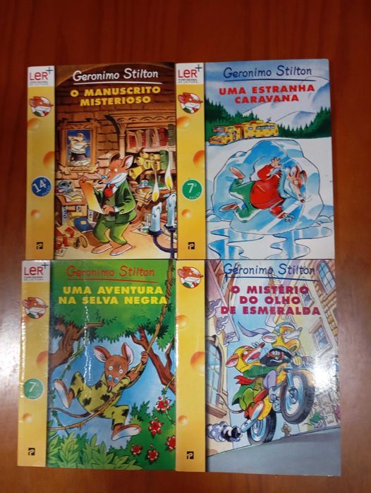 9 Livros da colecção Geronimo Stilton