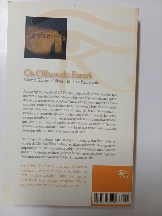 Valenti Gomez i Oliver Boris de Rachewiltz - Os olhos do Faraó