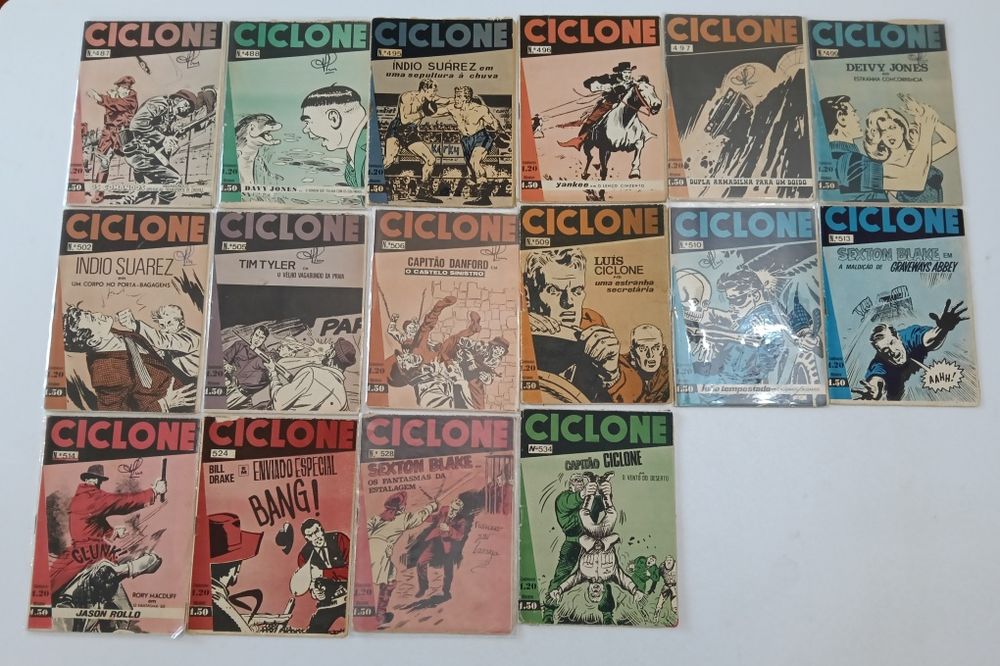83  livros Ciclone e Condor Popular