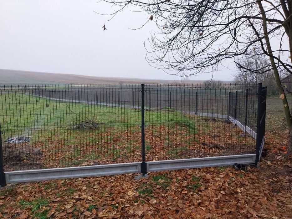 PROMOCJA Słupek ogrodzeniowy 40x60mm 200cm oc+ ral grafit czarny