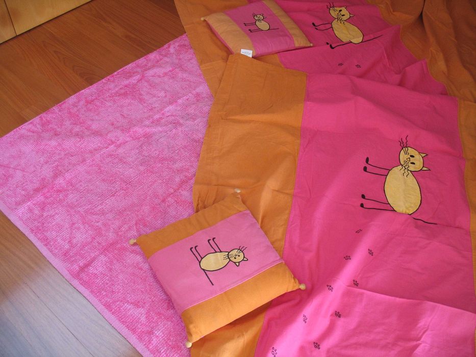 Conjunto de decoração em bom estado