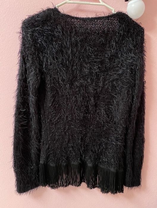 Casaco Felpudo com Franjas Bainha (TU)