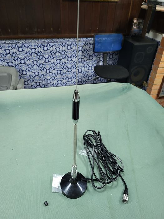 Antena cb com base magnetica
