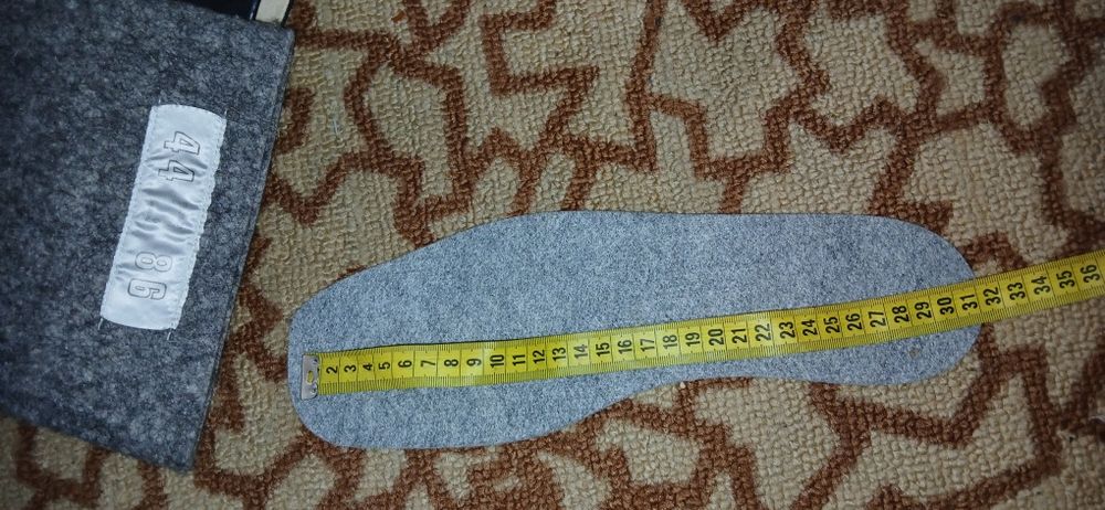 Гумові чоботи з валянком 46 розмір