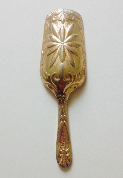 декоративные чайные ложки металл роза с тиснением