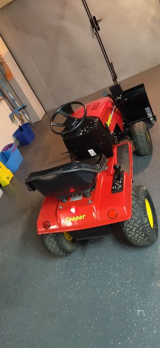 Traktorek kosiarka Cooper +pług śnieżny