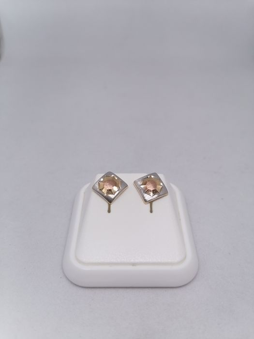 Złote kolczyki złoto 585 sztyft