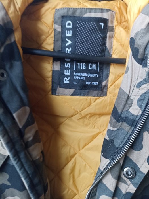 Parka chłopięca Reserved 116 moro