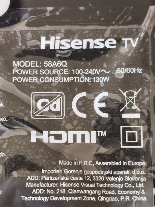 Placa TV hisence