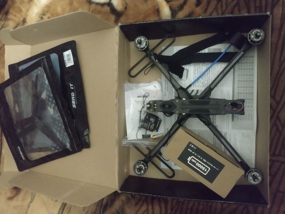 Дрон 10дюймів з батареєю fpv