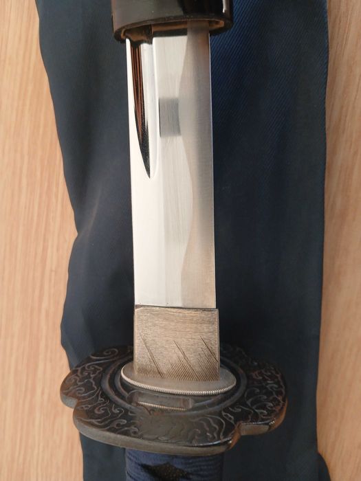 Iaito Minosaka Higo Koshirae de fabrico japonês (alumínio/zinco) com saco de transporte