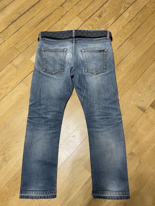 Джинси saint laurent slim fit