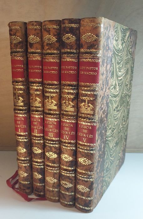 Lisboa de Lés-a-Lés - Luiz Pastor de Macedo (5 Volumes)