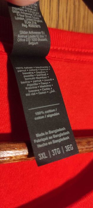 Koszulka T-shirt Doktor Plagi (Plague Doctor) | Bawełna, Czerwona, 3XL