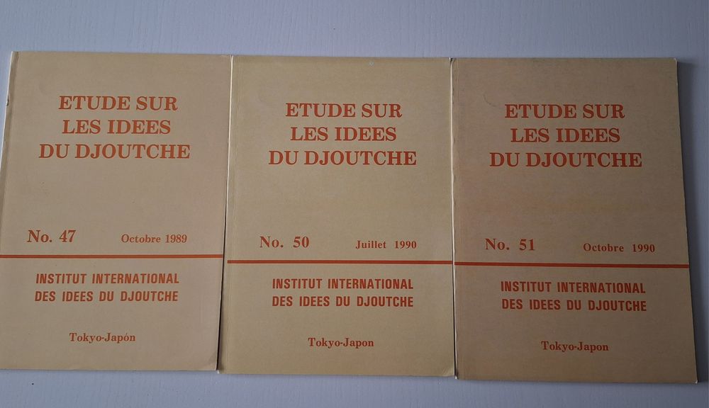 KRLD - Dżucze, Etude sur les Idees du  Djoutche,j.franc.cena za całość