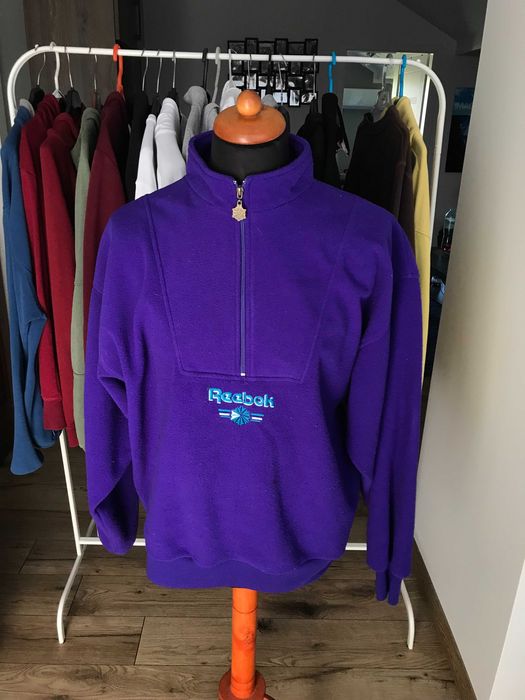 Bluza Reebok half zip 1990' rozm. M vintage